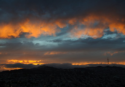 sunset in San Francisco